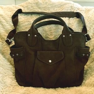 Brown, Suede Kooba Purse, Handbag